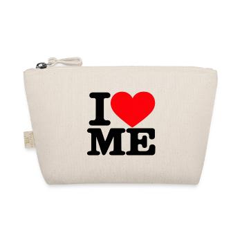 I Love Me – Selbstliebe Statement - Bio-Täschchen - Natur - Vorne
