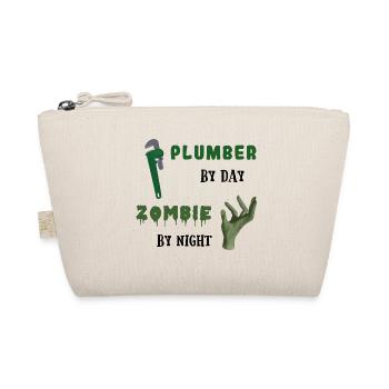 Plumber by day Zombie by night - Rohrzange - Bio-Täschchen - Natur - Vorne