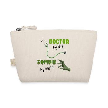 Doctor by day Zombie by night - Stethoskop - Bio-Täschchen - Natur - Vorne