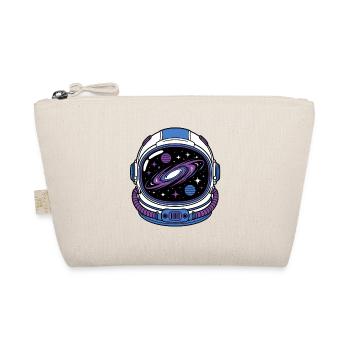 Astronaut Helm Galaxie Visier Weltraum Vektor Shir - Bio-Täschchen - Natur - Vorne
