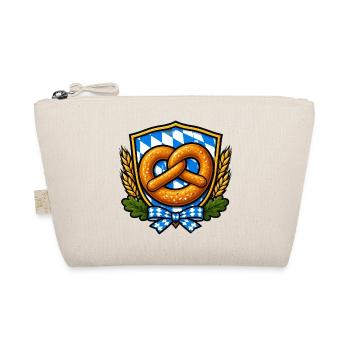 Bavarian Pretzel Crest Emblem - Bio-Täschchen - Natur - Vorne
