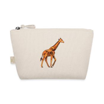 Poly Stil Giraffe - Bio-Täschchen - Natur - Vorne