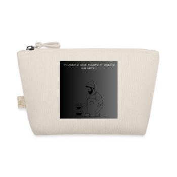 Premium Kaffee Liebhaber T-Shirt - Bio-Täschchen - Natur - Vorne