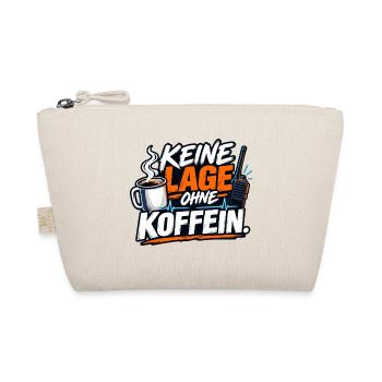 Keine Lage Ohne Koffein - Bio-Täschchen - Natur - Vorne