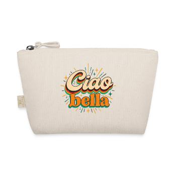 Ciao Bella - Italien - Italy - Italia - Gruss - Bio-Täschchen - Natur - Vorne