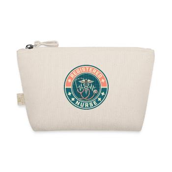 Stethoskop für Vintage Registered Nurse Caduceus Top - Bio-Täschchen - Natur - Vorne
