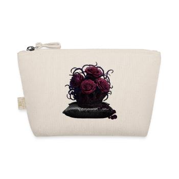 Dark Romance Rosen & Dornenkrone T-Shirt - Bio-Täschchen - Natur - Vorne