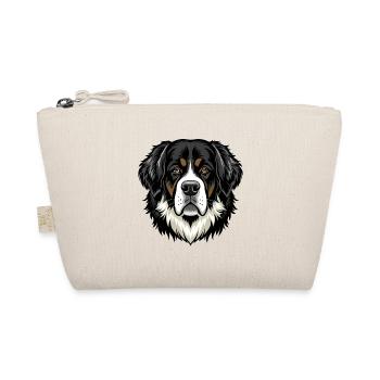 Bernhardiner Hundekopf - Bio-Täschchen - Natur - Vorne