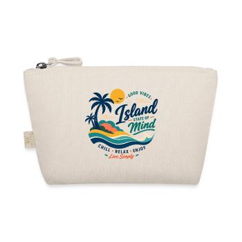 Island Mind – Gute Vibes Insel - Bio-Täschchen - Natur - Vorne