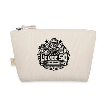 Level 50: 50. Geburtstag – Lustiges Gamer-Geschenk - Bio-Täschchen - Natur - Vorne