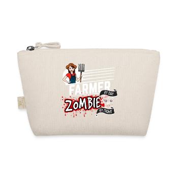 Farmer by day Zombie by night - Bäuerin - Bio-Täschchen - Natur - Vorne