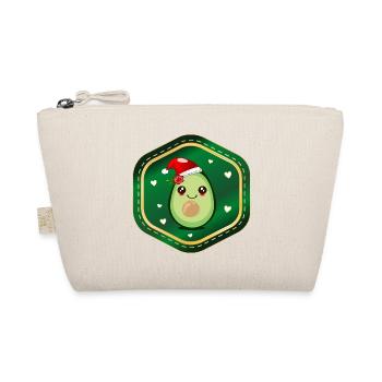 Weihnachts-Avocado - Bio-Täschchen - Natur - Vorne