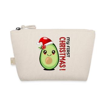 Mein erstes Weihnachten, Avocado Baby - Bio-Täschchen - Natur - Vorne