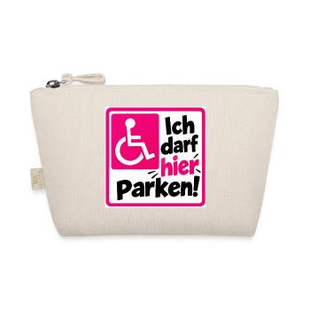 Ich darf hier Parken Sign - Bio-Täschchen - Natur - Vorne