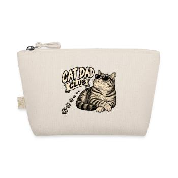 cool dad club - coole Katze - Bio-Täschchen - Natur - Vorne