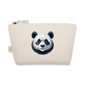 Pandakopf - Bio-Täschchen - Natur - Vorne