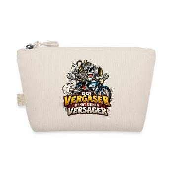 Vergaser Motorheld Kein Versager - Bio-Täschchen - Natur - Vorne