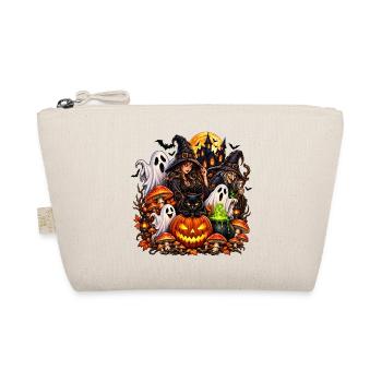 Magische Halloween Hexen & Geist - Bio-Täschchen - Natur - Vorne