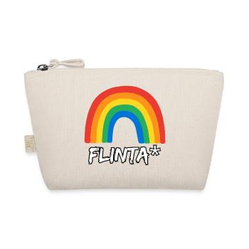 FLINTA REGENBOGEN PRIDE QUEER FEMINISMUS CSD - Bio-Täschchen - Natur - Vorne