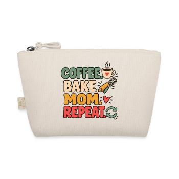 Backmama Bäckerin Köchin Mama Kaffeeliebhaberin Kunst - Bio-Täschchen - Natur - Vorne