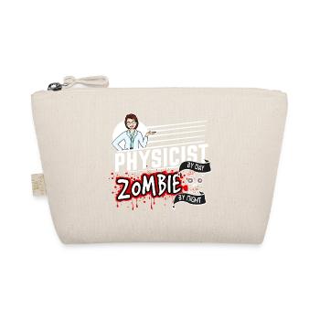 Physicist by day Zombie by night - Physikerin - Bio-Täschchen - Natur - Vorne