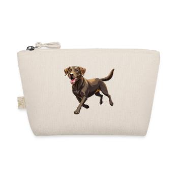Labrador Retriever Hundelauf - Bio-Täschchen - Natur - Vorne