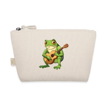 Froschkröte spielt akustische Gitarre - Bio-Täschchen - Natur - Vorne