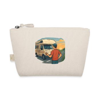 Geschenk für Wohnmobil-Neulinge zur ersten Tour - Bio-Täschchen - Natur - Vorne