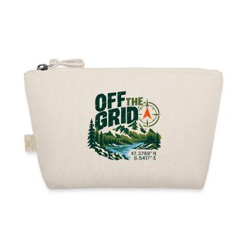 Off The Grid Berglandschaft Kompass - Bio-Täschchen - Natur - Vorne