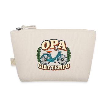 Opa gibt Tempo - Bio-Täschchen - Natur - Vorne