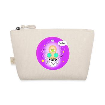 Sweet Dopamine Character „I'm here" pink - Bio-Täschchen - Natur - Vorne