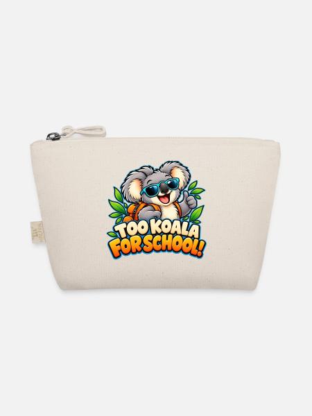 Zu Koala für die Schule! - Lustiges Koala-Wortspiel - Bio-Täschchen - Natur