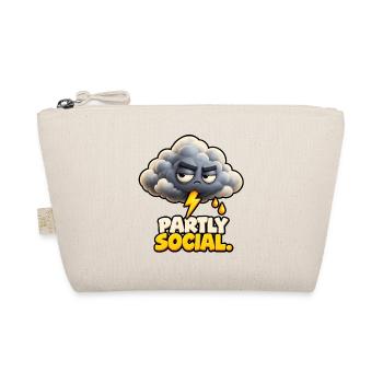 Party Social – Launische Wolke - Bio-Täschchen - Natur - Vorne