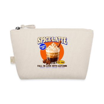 Spice Latte – Verliebe dich in den Herbst - Bio-Täschchen - Natur - Vorne