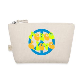 Peace and Love - Bio-Täschchen - Natur - Vorne