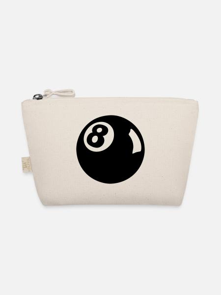 8 Ball - Bio-Täschchen - Natur - Vorne