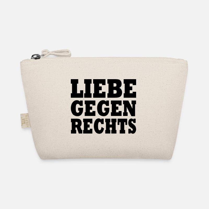 Liebe gegen rechts Bio-Täschchen
