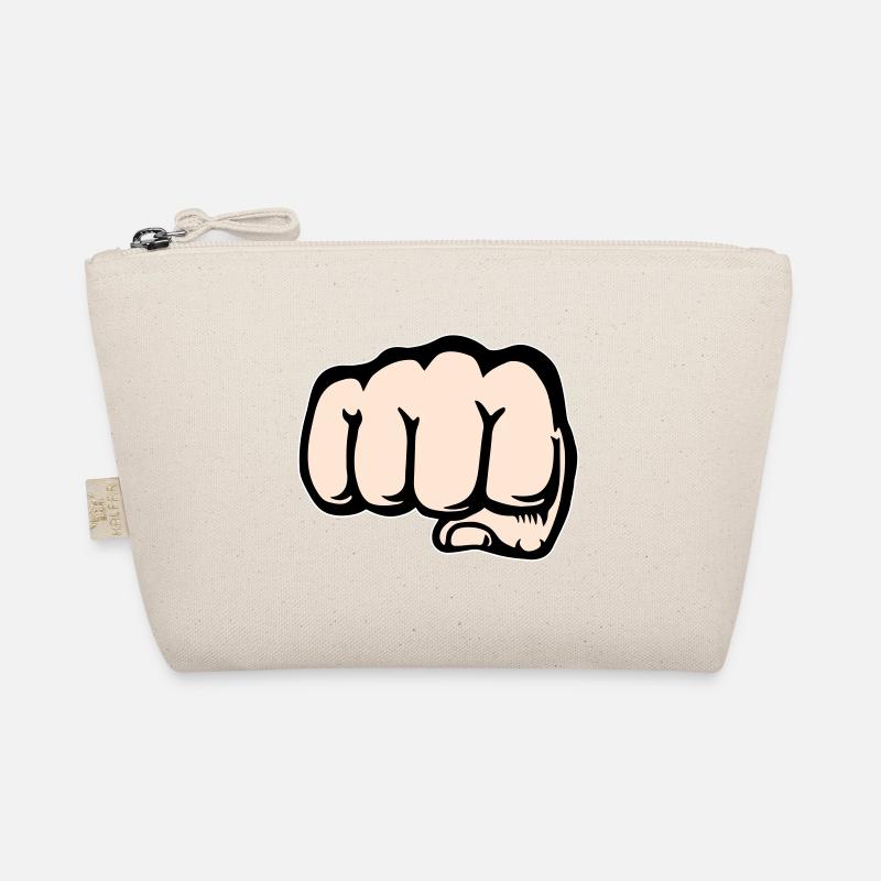 Fist hand icon front Organic Pouch