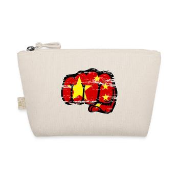 Chine drapeau main poing utilisé - Trousse biologique - nature - Devant