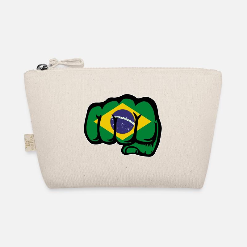 Brasilien Flagge Hand Faust Bio-Täschchen
