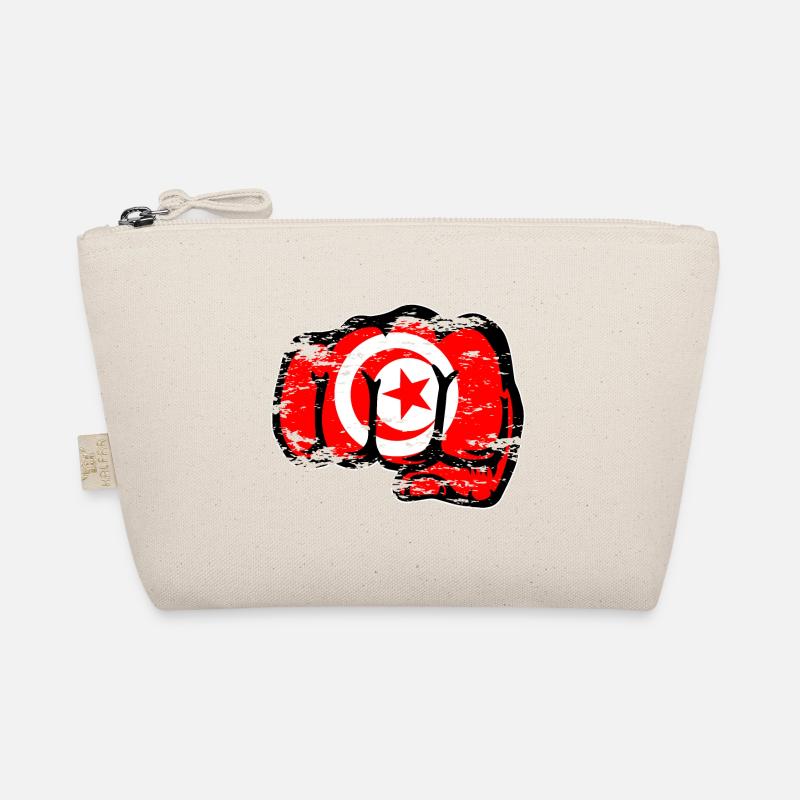 Drapeau de la Tunisie Main Poing Utilisé Trousse biologique