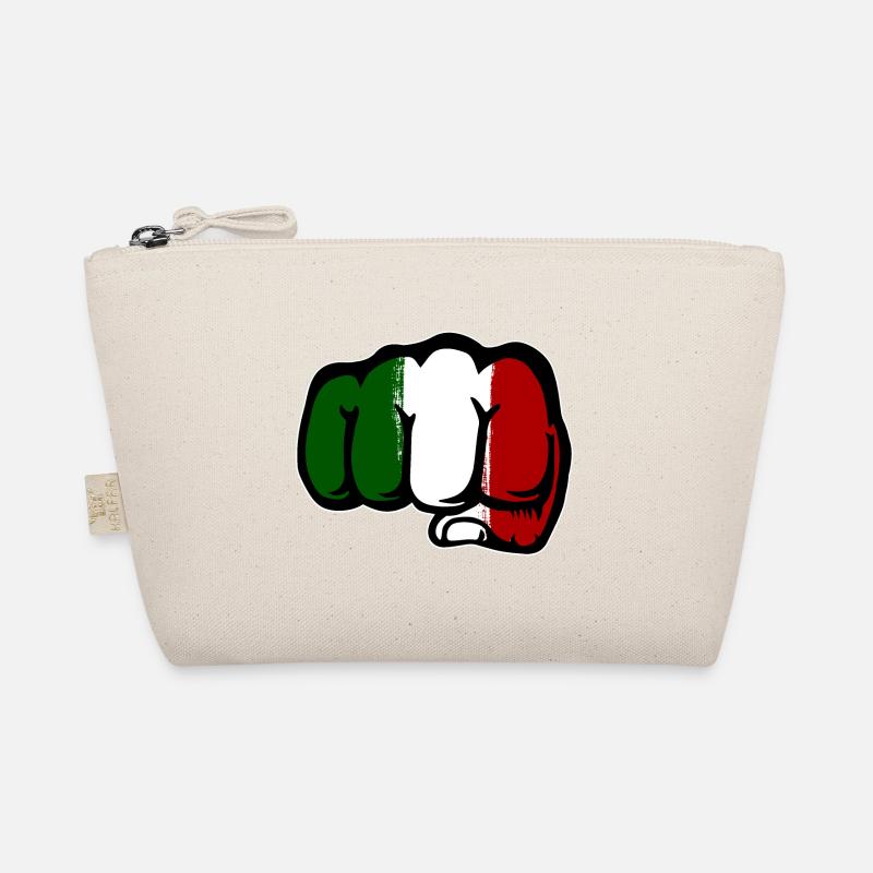Drapeau de l’Italie main poing Trousse biologique