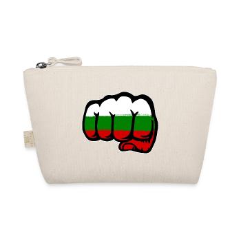 Drapeau de la Bulgarie Main Poing - Trousse biologique - nature - Devant