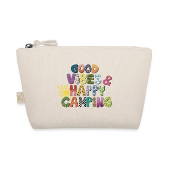 Happy Camping - Bio-Täschchen - Natur - Vorne
