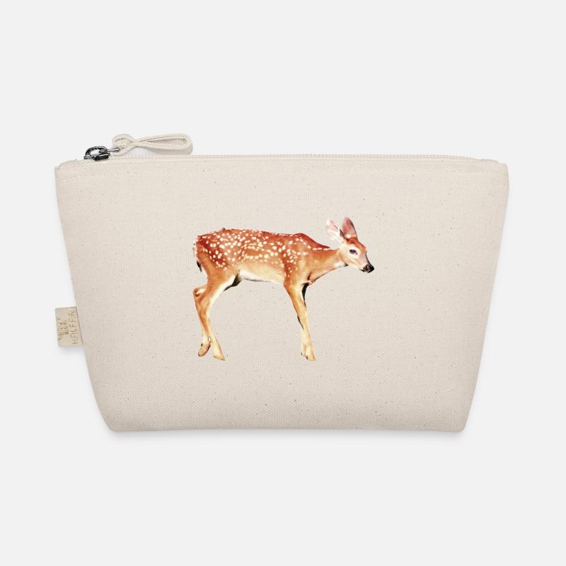 Fowl Reh Bambi - Bio-Täschchen - Natur