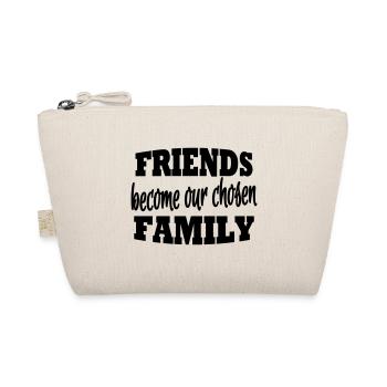 Friends become chosen family - Organic Pouch - nature - Front