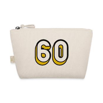 60 YEARS. 60TH ANNIVERSARY. BIRTHDAY 60 YEARS. 60 - Organic Pouch - nature - Front