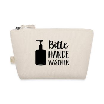 Hände waschen - Bio-Täschchen - Natur - Vorne