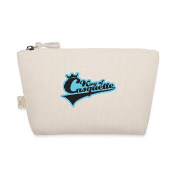 Boule king of casquette baby blue - Organic Pouch - nature - Front