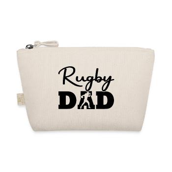 Dad Rugby - Organic Pouch - nature - Front